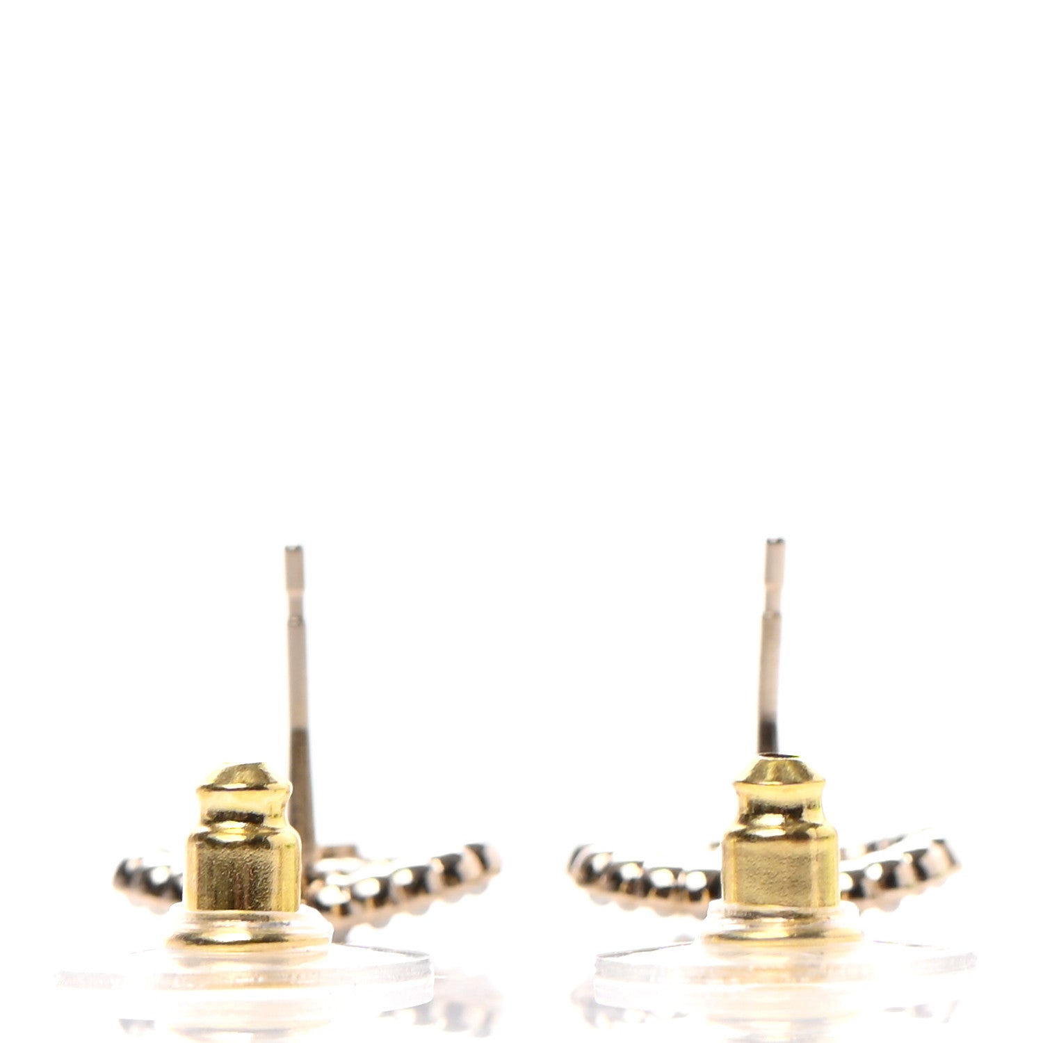Chanel Pearl CC Earrings Gold 3 of 4