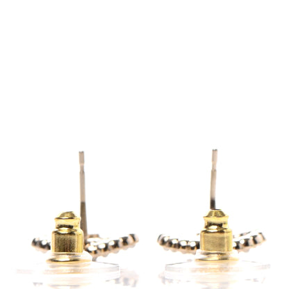 Chanel Pearl CC Earrings Gold 3 of 4