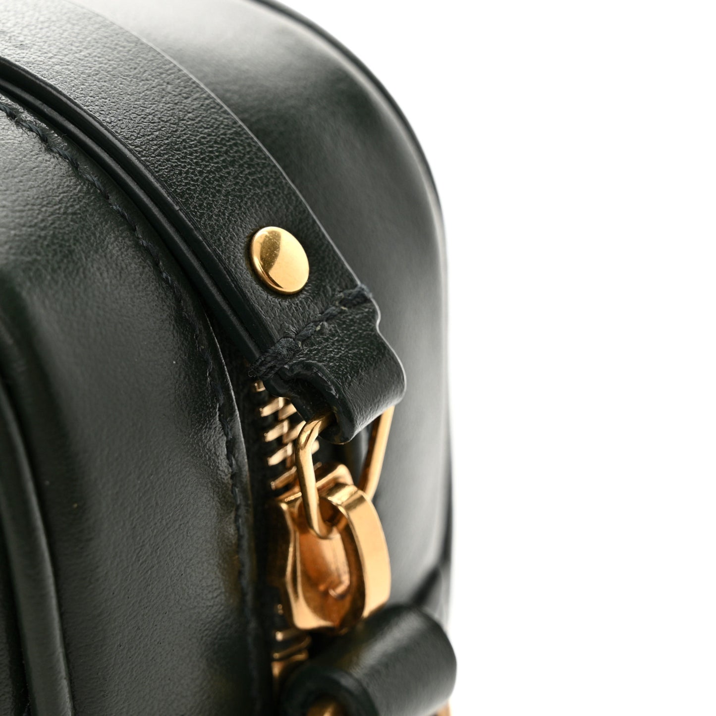 Calfskin Matelasse Monogram Lou Camera Bag Vert Fonce