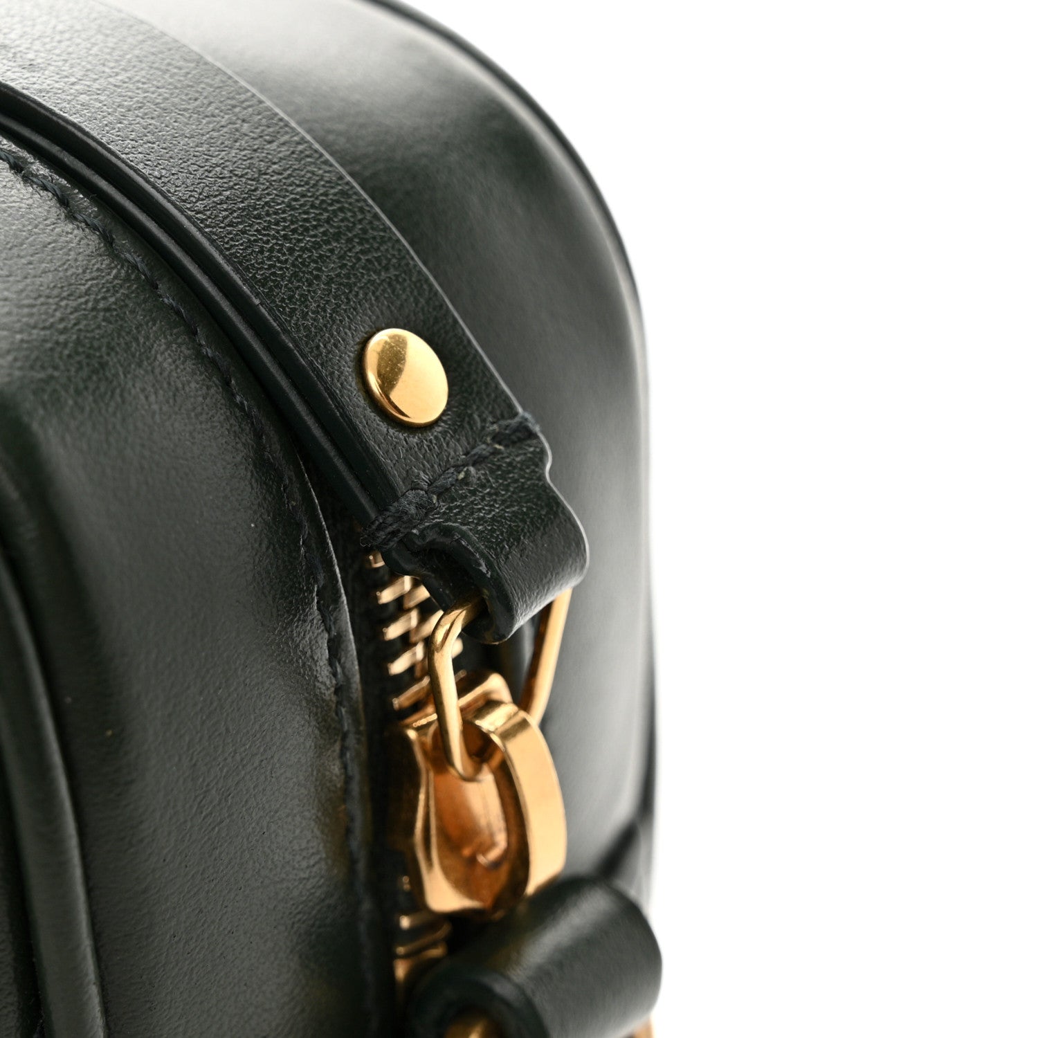Saint Laurent Calfskin Matelasse Monogram Lou Camera Bag Vert Fonce 11 of 11