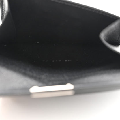 Hermes Epsom Kelly Pocket Compact Wallet Black 5 of 7