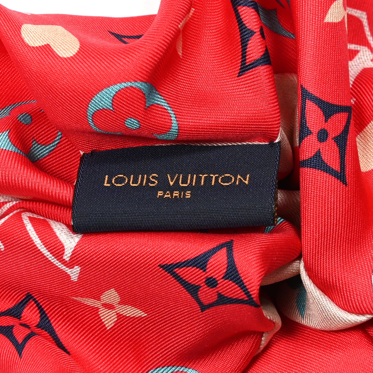 Silk Game On Chouchou Trop Chou Scrunchie Red