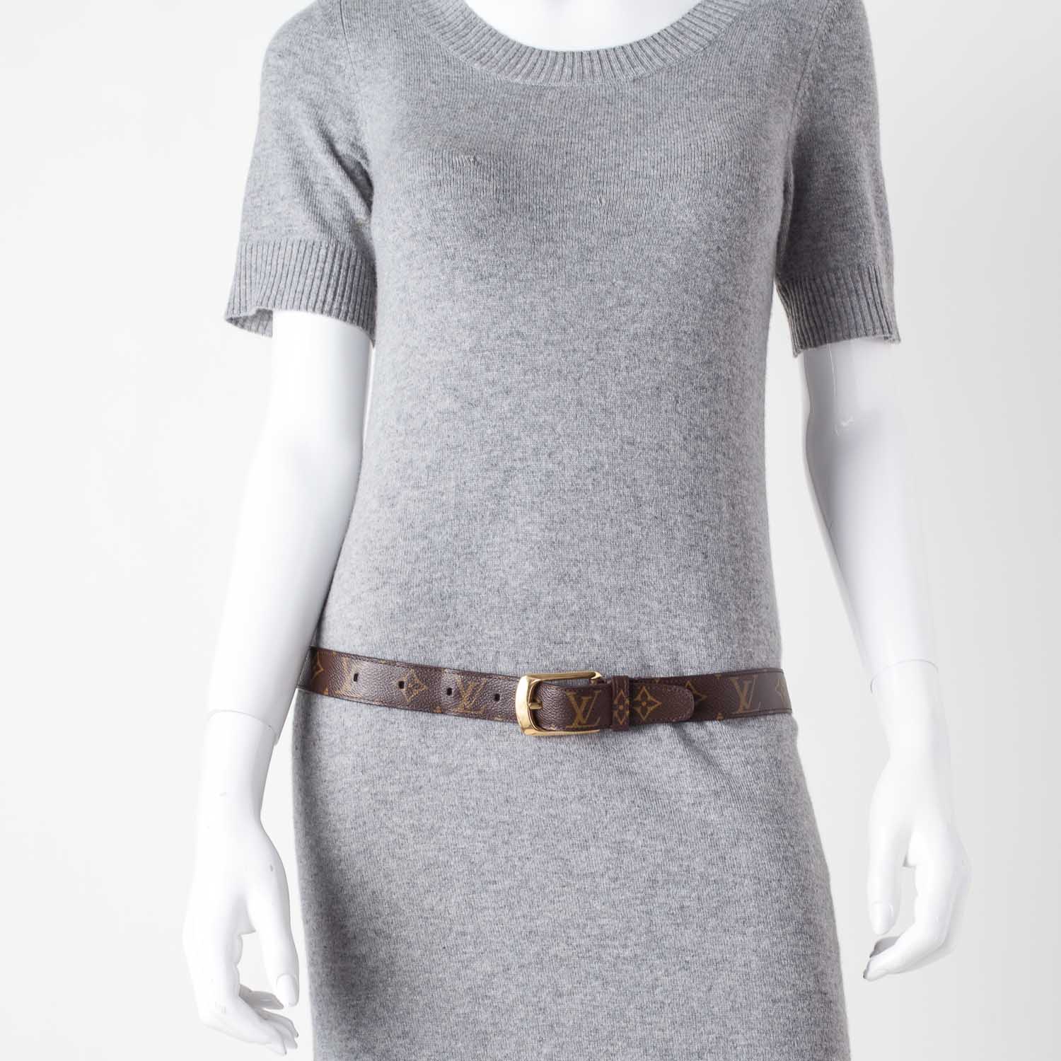 Louis Vuitton Monogram Ellipse Belt 85 34 2 of 7