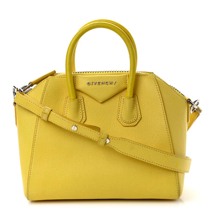 Givenchy Sugar Goatskin Mini Antigona Yellow 1 of 20