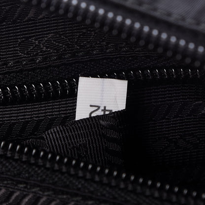 Prada Nylon Vela Cosmetic Pouch Black 7 of 9
