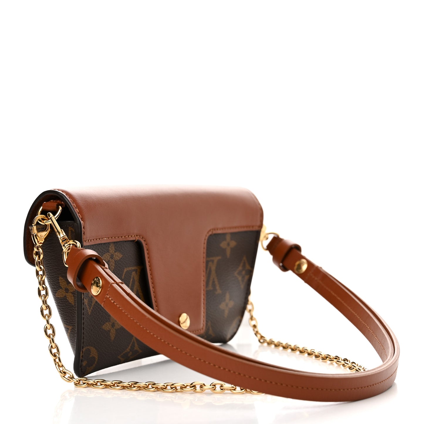 Monogram Padlock On Strap Caramel