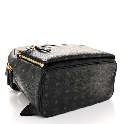 MCM Visetos Studded Medium Dual Stark Backpack Black 5 of 15