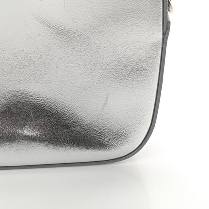Jimmy Choo Metallic Calfskin Athini Camera Bag Silver 12 of 13