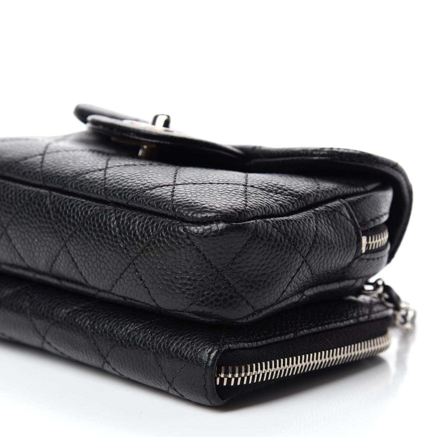 Caviar Quilted New Mini Flap Black