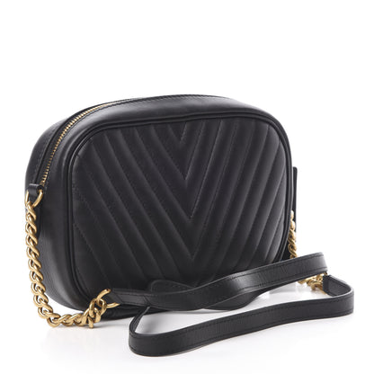 Louis Vuitton Calfskin New Wave Camera Bag Black 3 of 10