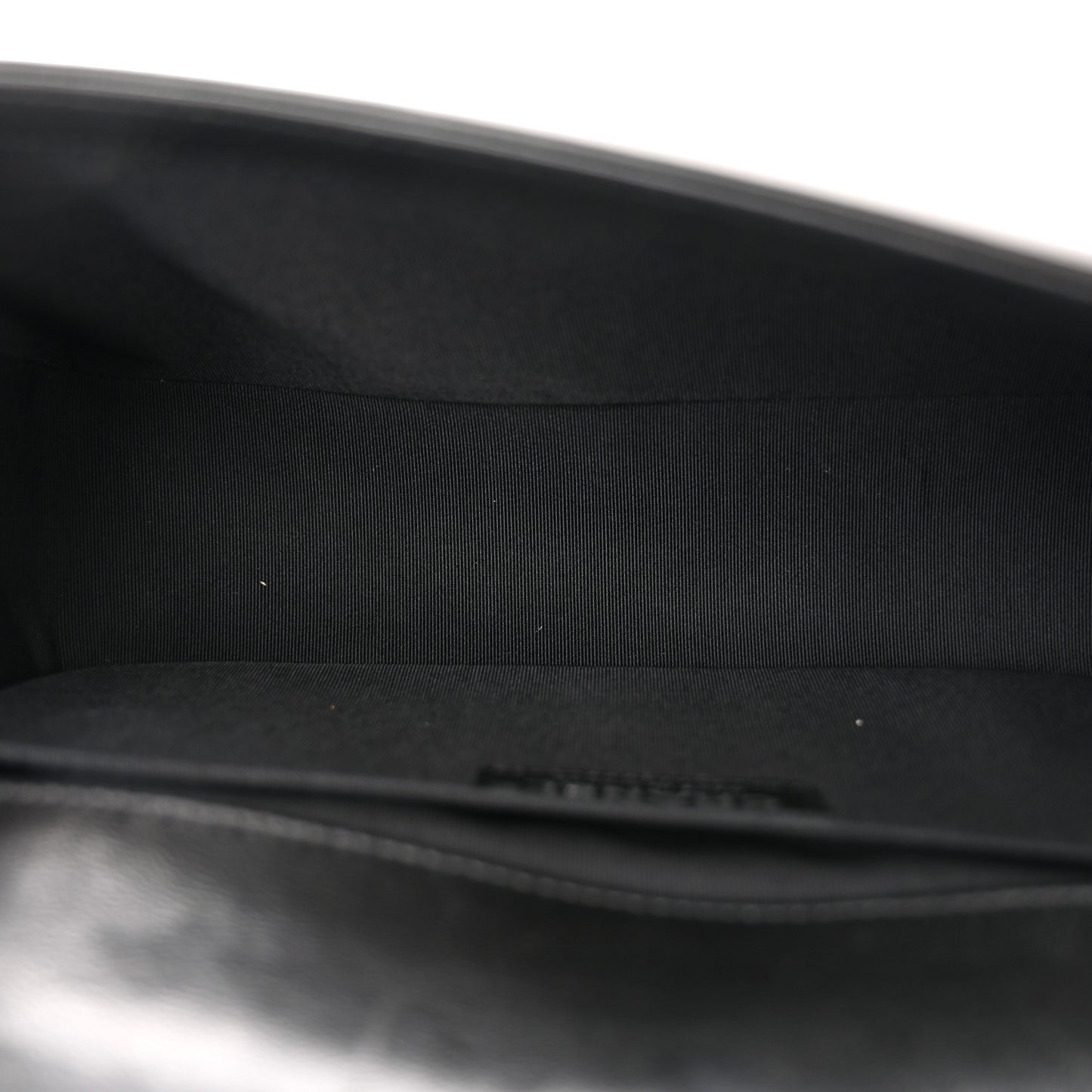 Lambskin Quilted Medium Boy Flap Black