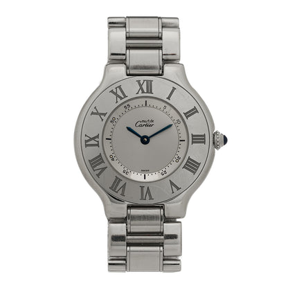 Cartier Stainless Steel 31mm Must De 21 Quartz Watch 1 of 4