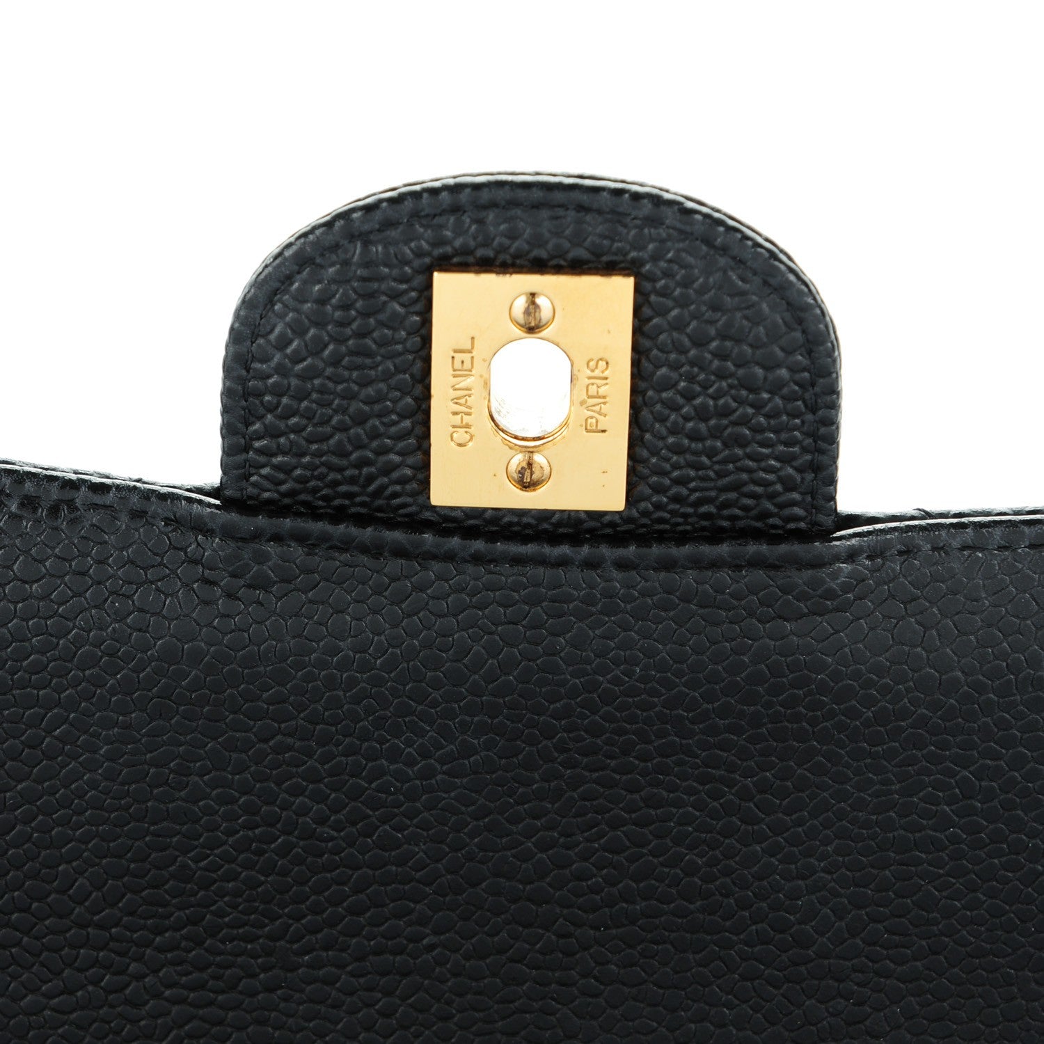 Chanel Caviar Quilted Medium Double Flap Black 7 of 8