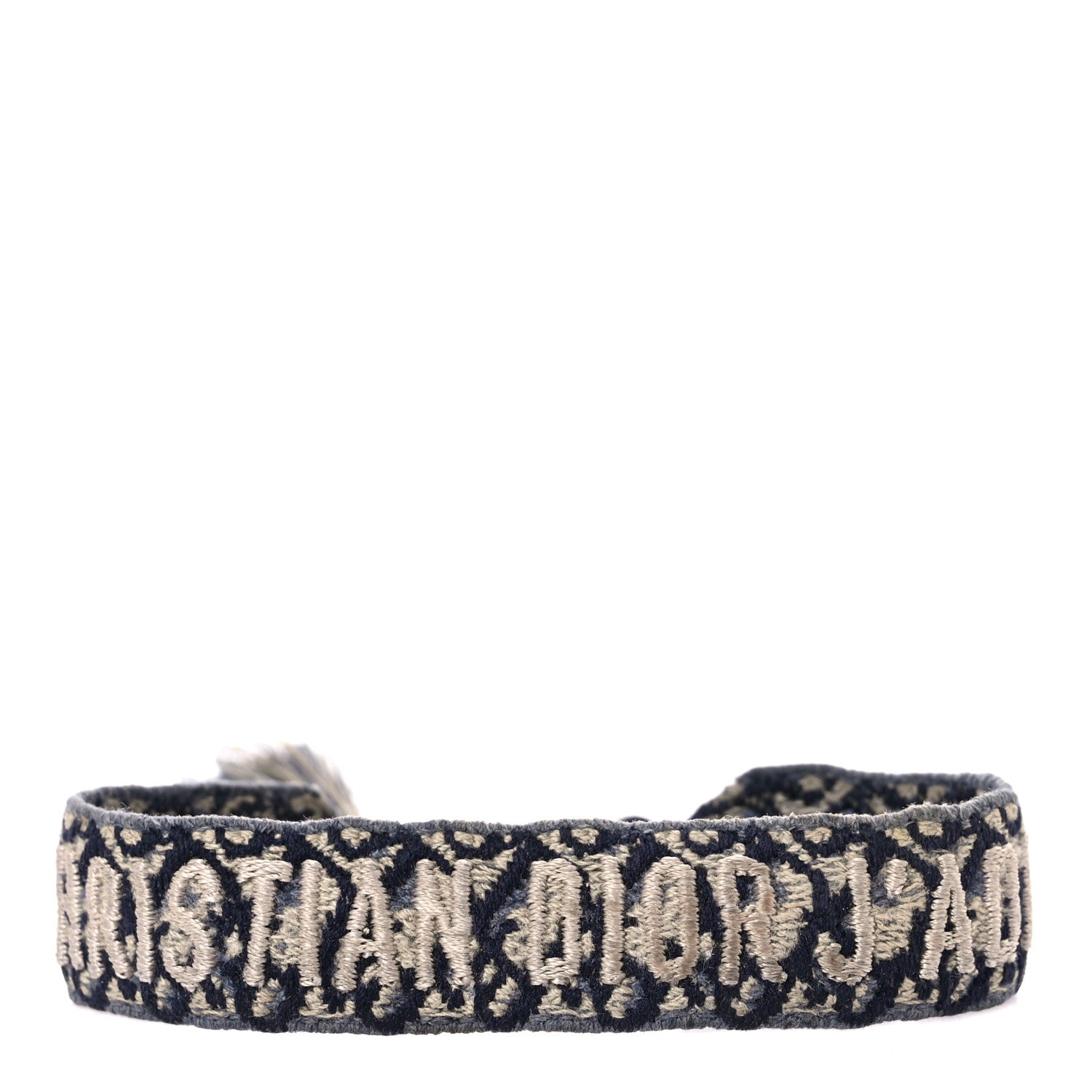 Christian Dior Woven Cotton J'Adior Friendship Bracelet Blue 1 of 5