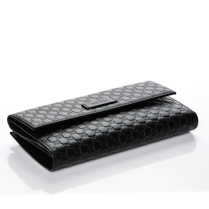 Gucci Microguccissima Continental Flap Wallet Black 4 of 8