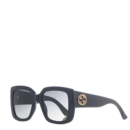 Gucci Acetate Square Frame Sunglasses GG0141S Black 1 of 7