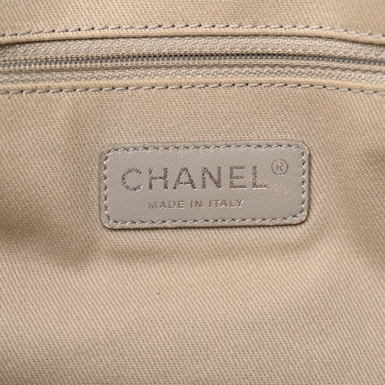 Chanel Glazed Calfskin Medium Deauville Tote Black 6 of 15