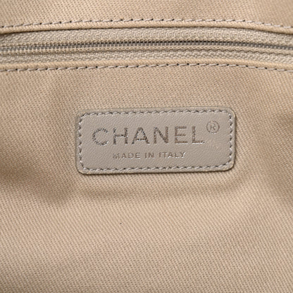 Chanel Glazed Calfskin Medium Deauville Tote Black 6 of 15