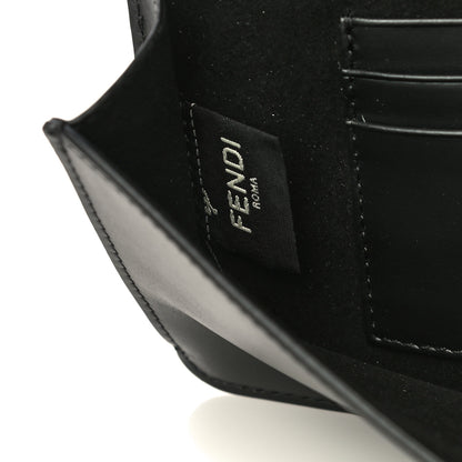 Fendi Vitello King Mini Flat Baguette Black 8 of 12