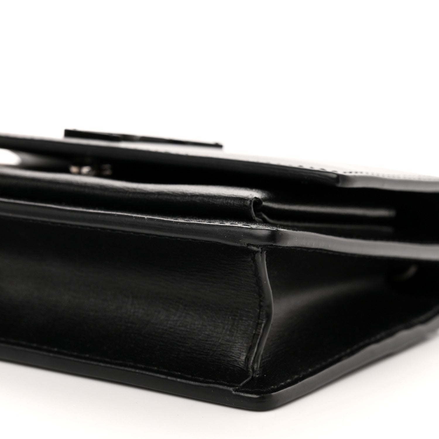 Saint Laurent Calfskin Monogram Sunset Chain Wallet Black 11 of 18
