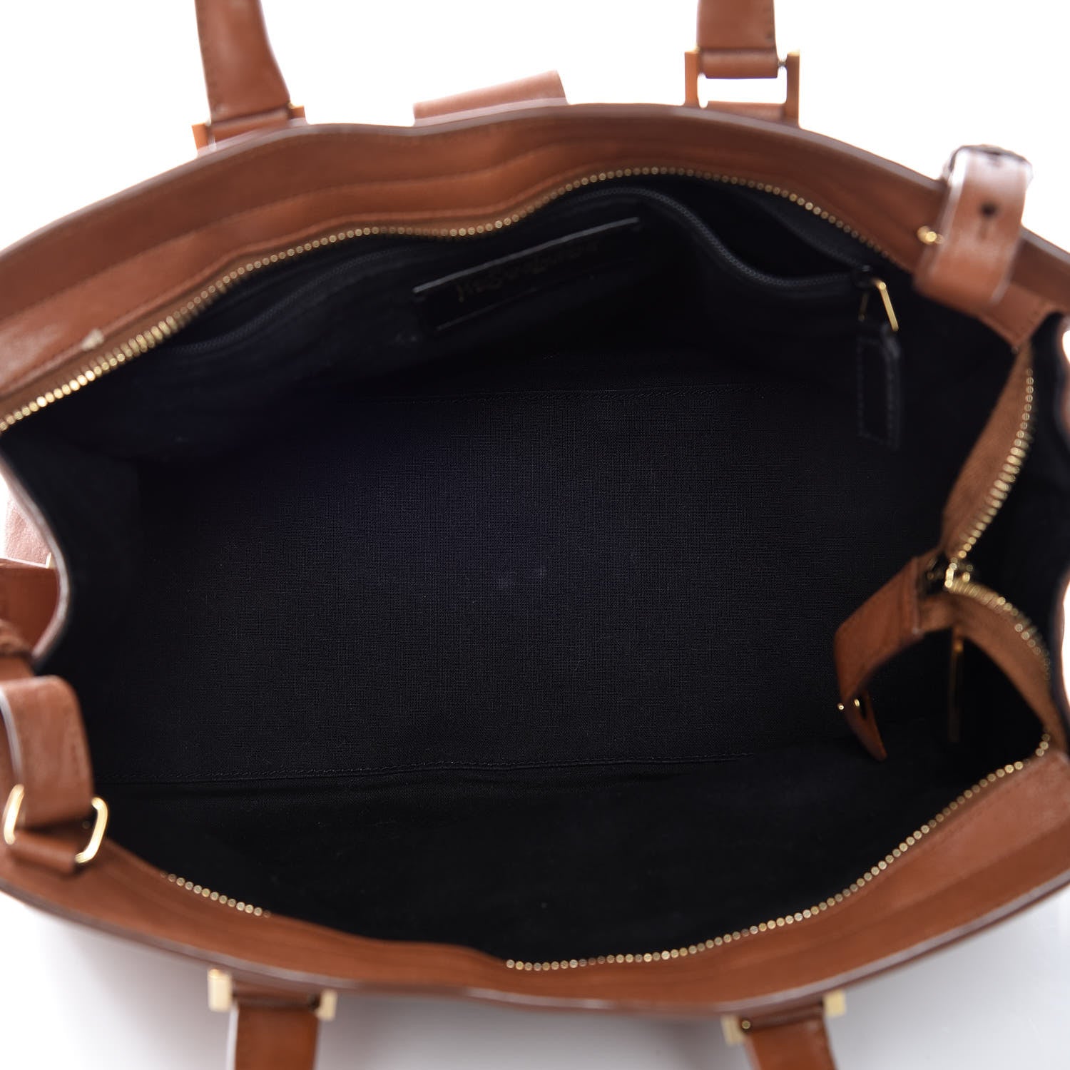 Saint Laurent Sheepskin Small Cabas ChYc Brown 7 of 10