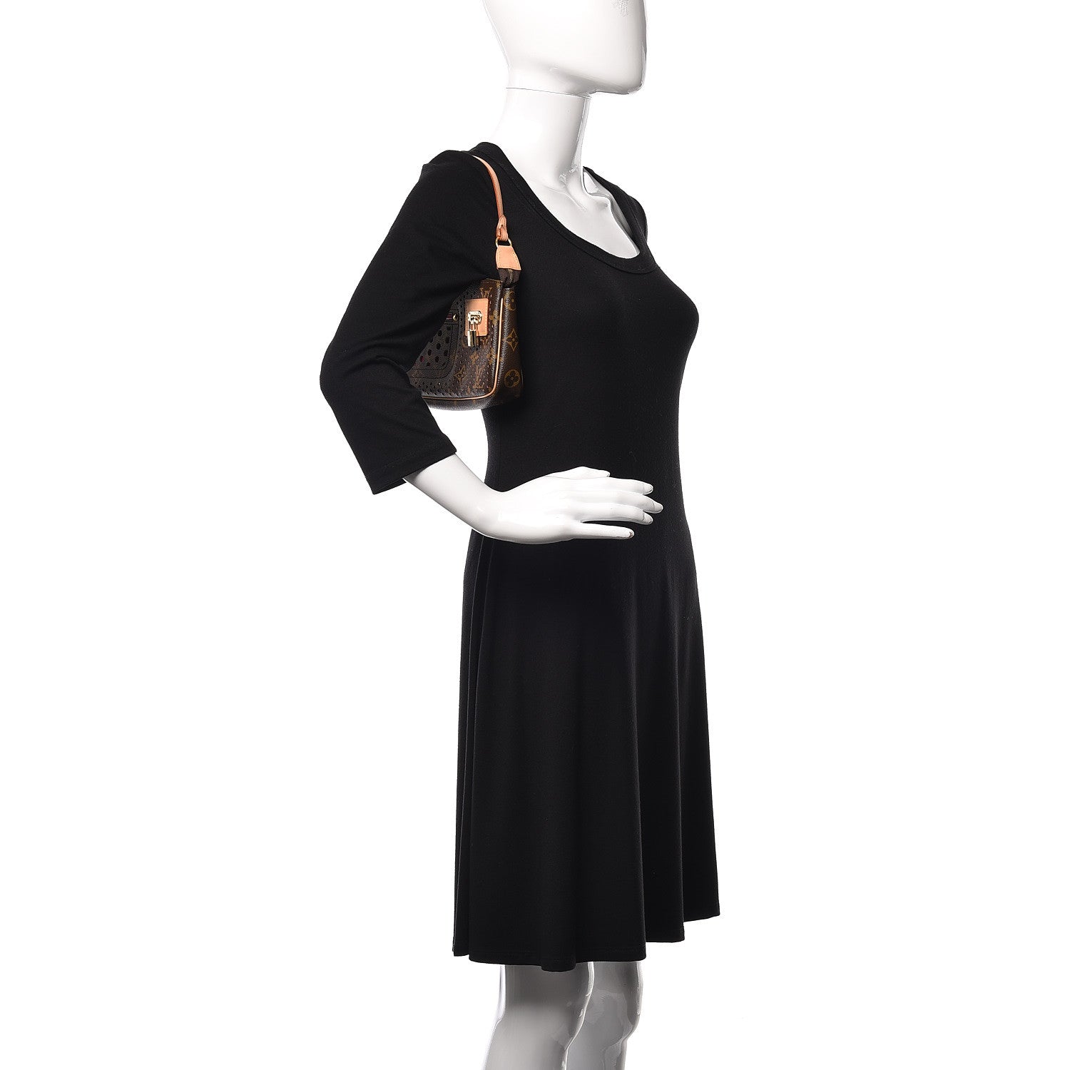 Louis Vuitton Monogram Perforated Pochette Accessories Bag Fuchsia 2 of 10