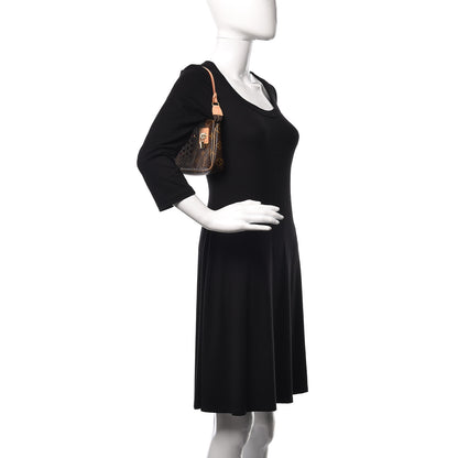 Louis Vuitton Monogram Perforated Pochette Accessories Bag Fuchsia 2 of 10