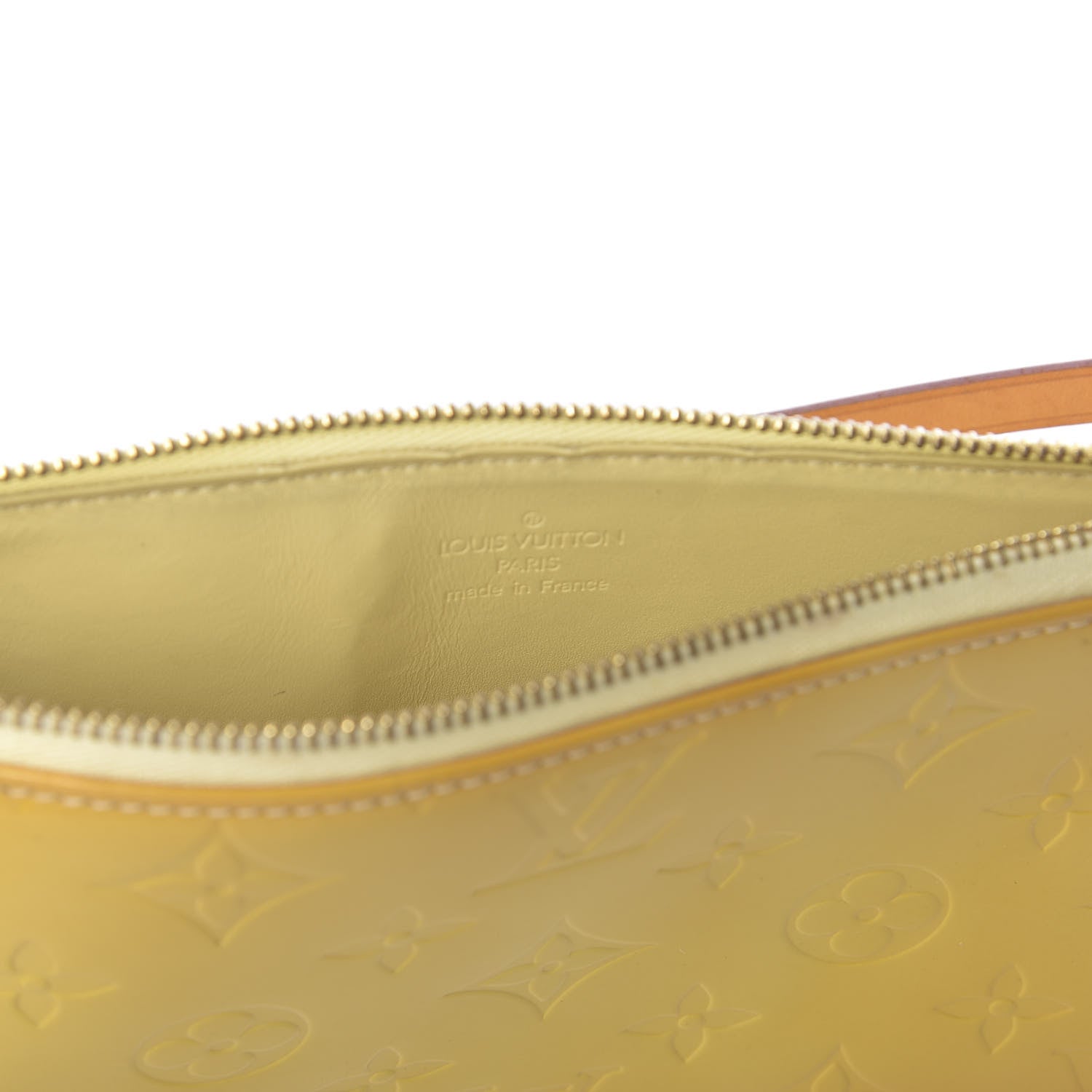 Louis Vuitton Vernis Lexington Pochette Yellow 6 of 12