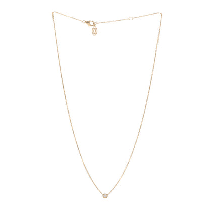 Cartier 18K Yellow Gold Diamond XS D'Amour Pendant Necklace 3 of 6