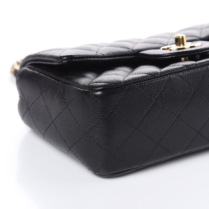 Chanel Caviar Quilted Mini Rectangular Flap Black 8 of 11