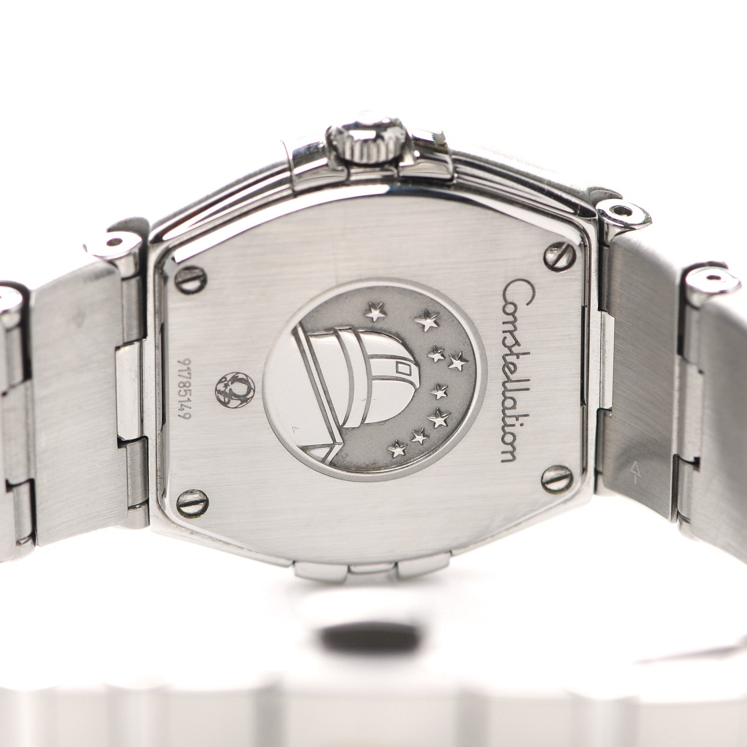 Omega Stainless Steel Diamond Bezel 24mm Constellation Quartz Watch Blue 123.15.24.60.03.001 4 of 4