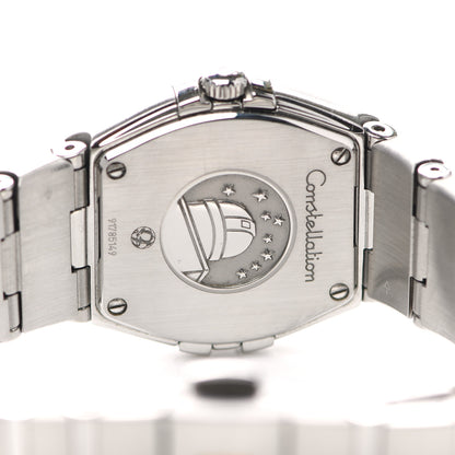 Omega Stainless Steel Diamond Bezel 24mm Constellation Quartz Watch Blue 123.15.24.60.03.001 4 of 4