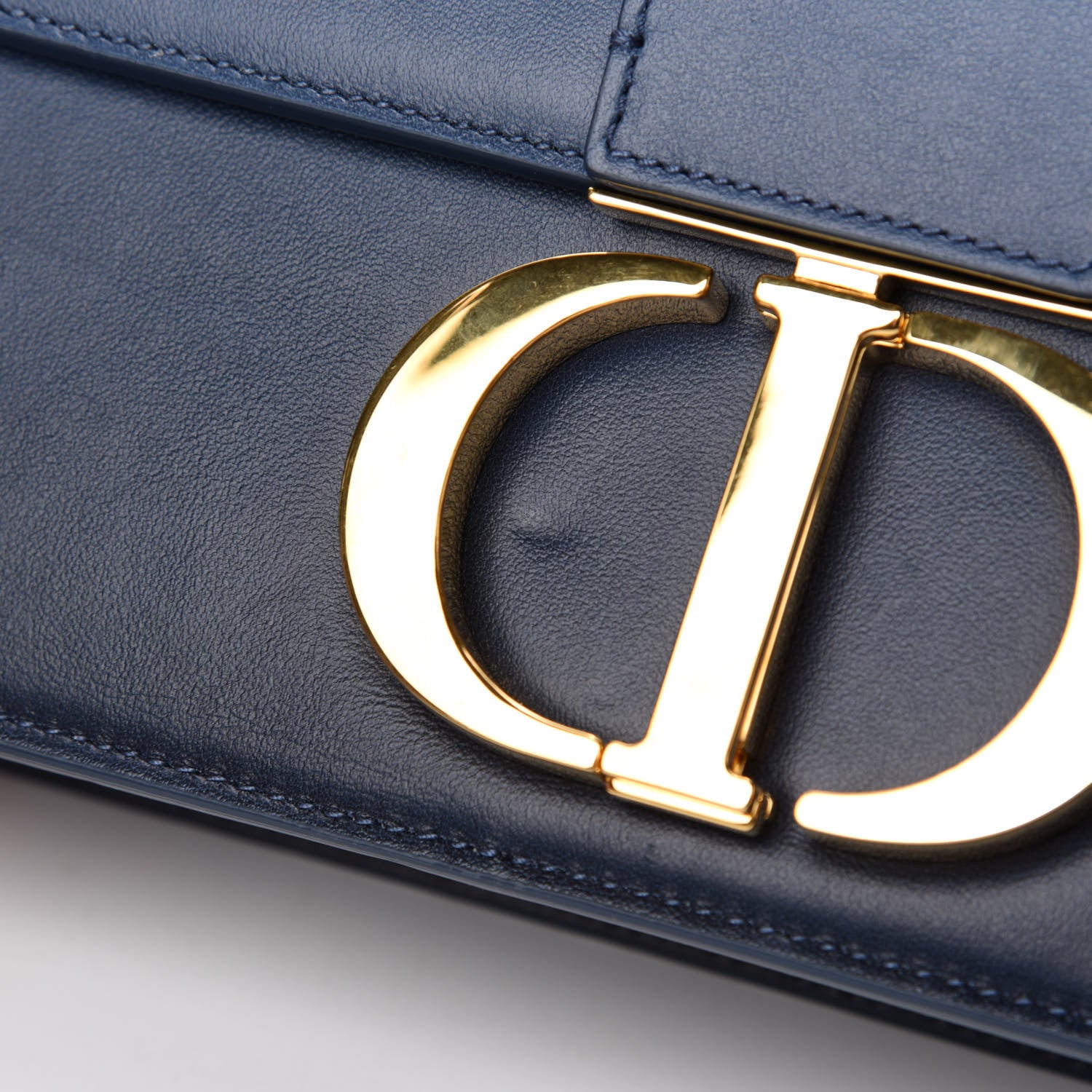 Christian Dior Smooth Calfskin Gradient 30 Montaigne Flap Bag Indigo Blue 8 of 11
