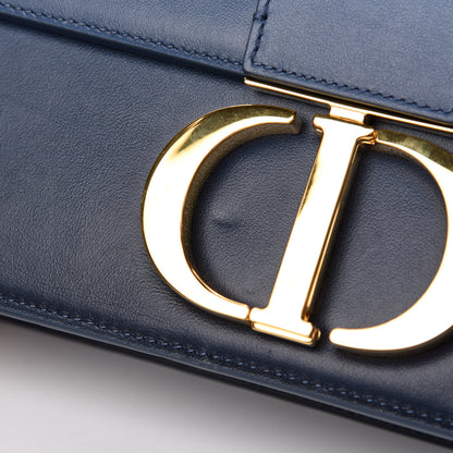 Christian Dior Smooth Calfskin Gradient 30 Montaigne Flap Bag Indigo Blue 8 of 11