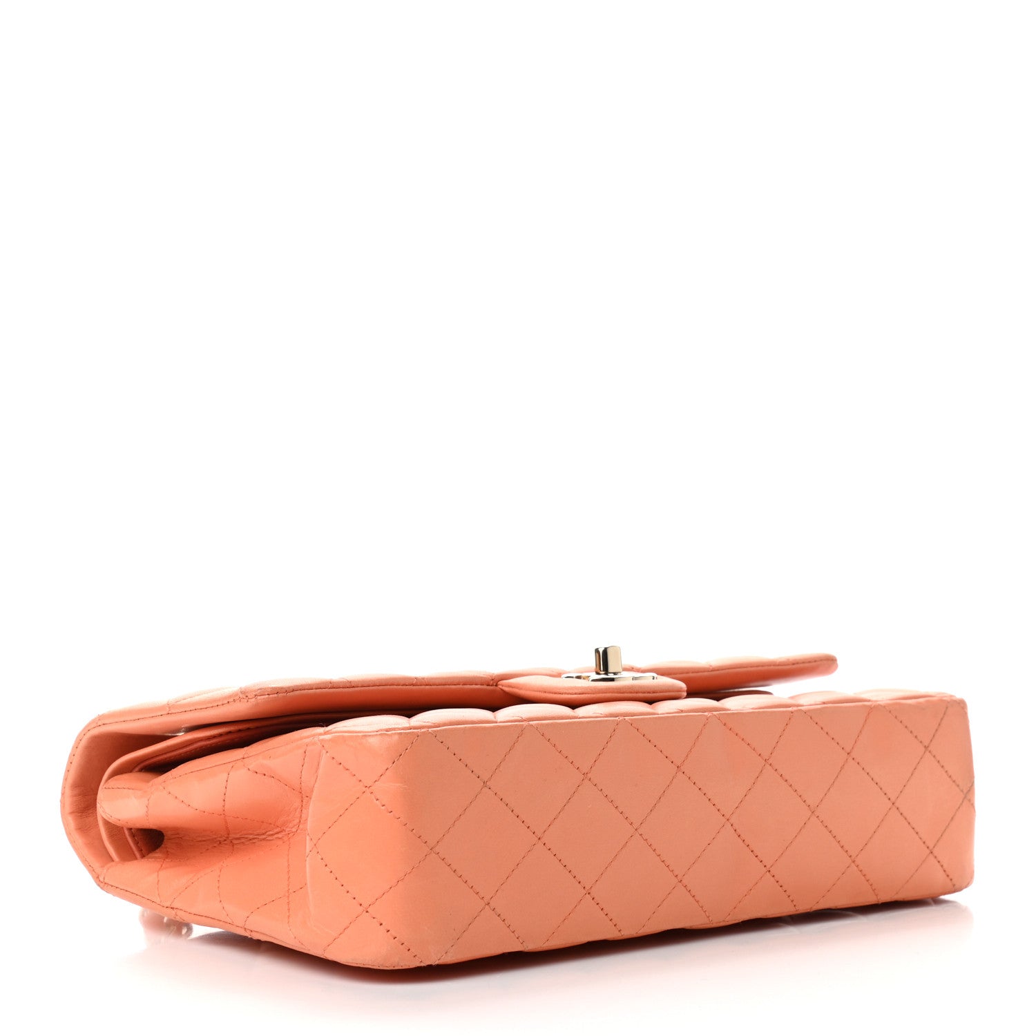 Chanel Lambskin Quilted Medium Double Flap Pink 3 of 10