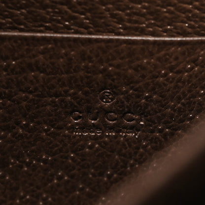 Gucci Monogram Jumbo GG Textured Dollar Calfskin Mini Dionysus Chain Wallet Camel Ebony New Acero 6 of 11