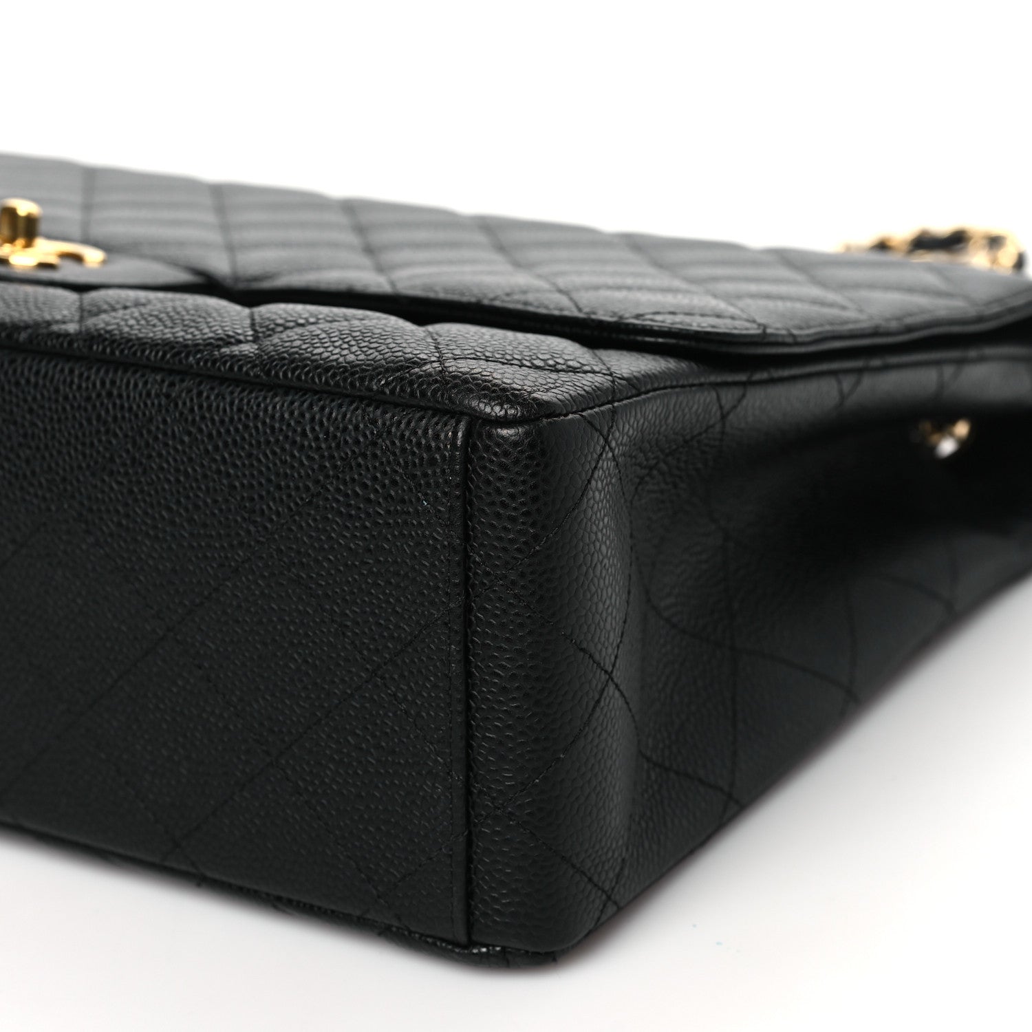 Chanel Caviar Maxi Single Flap Black 10 of 11