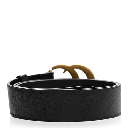 Gucci Textured Calfskin Double G 40mm Belt 95 38 Black 2 of 6