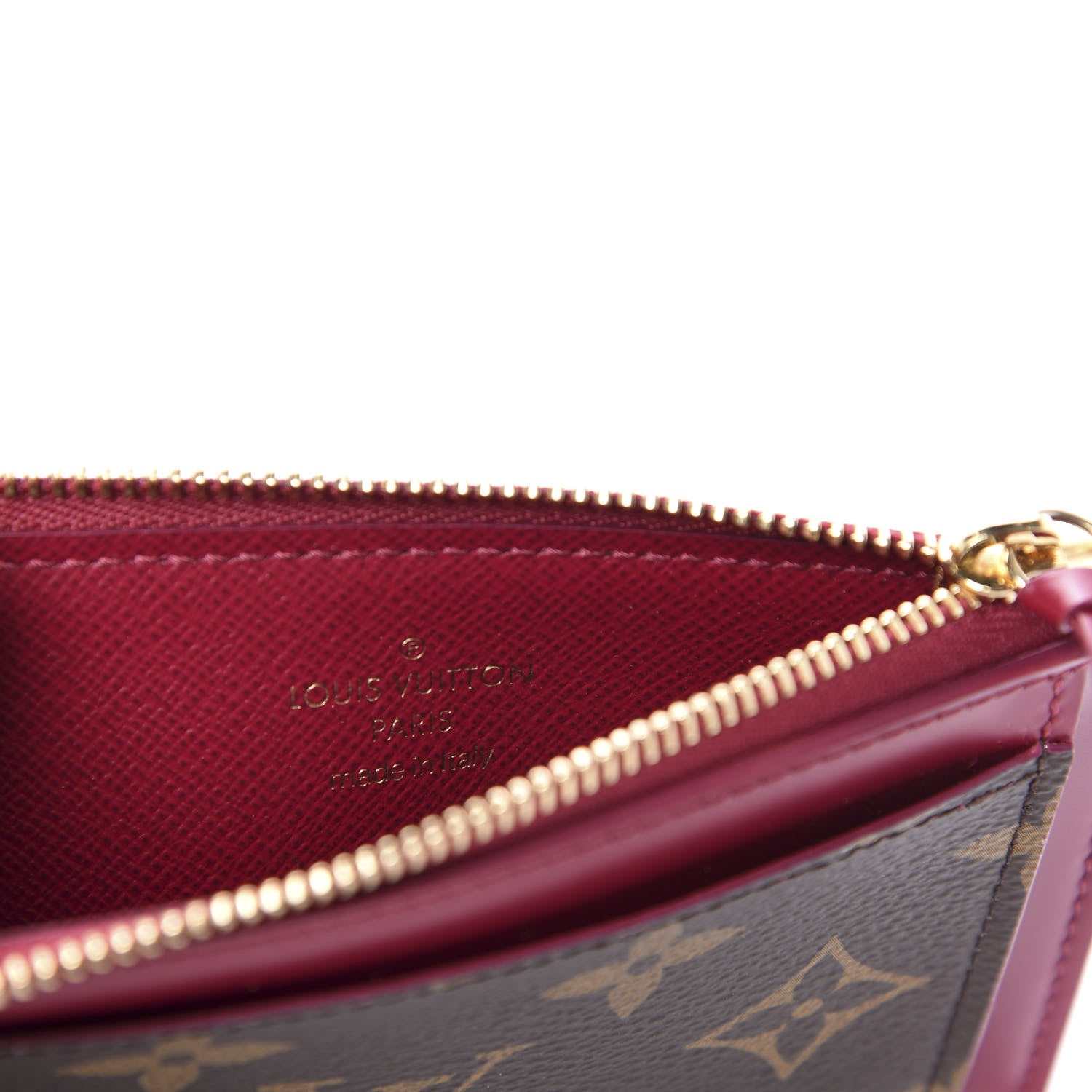 Louis Vuitton Monogram Zipped Card Holder Fuchsia 8 of 10
