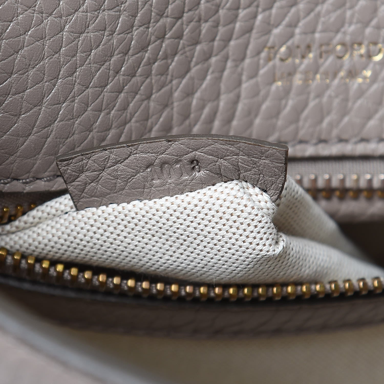 Tom Ford Calfskin Mini T Clasp Tara Crossbody Bag Taupe 7 of 10