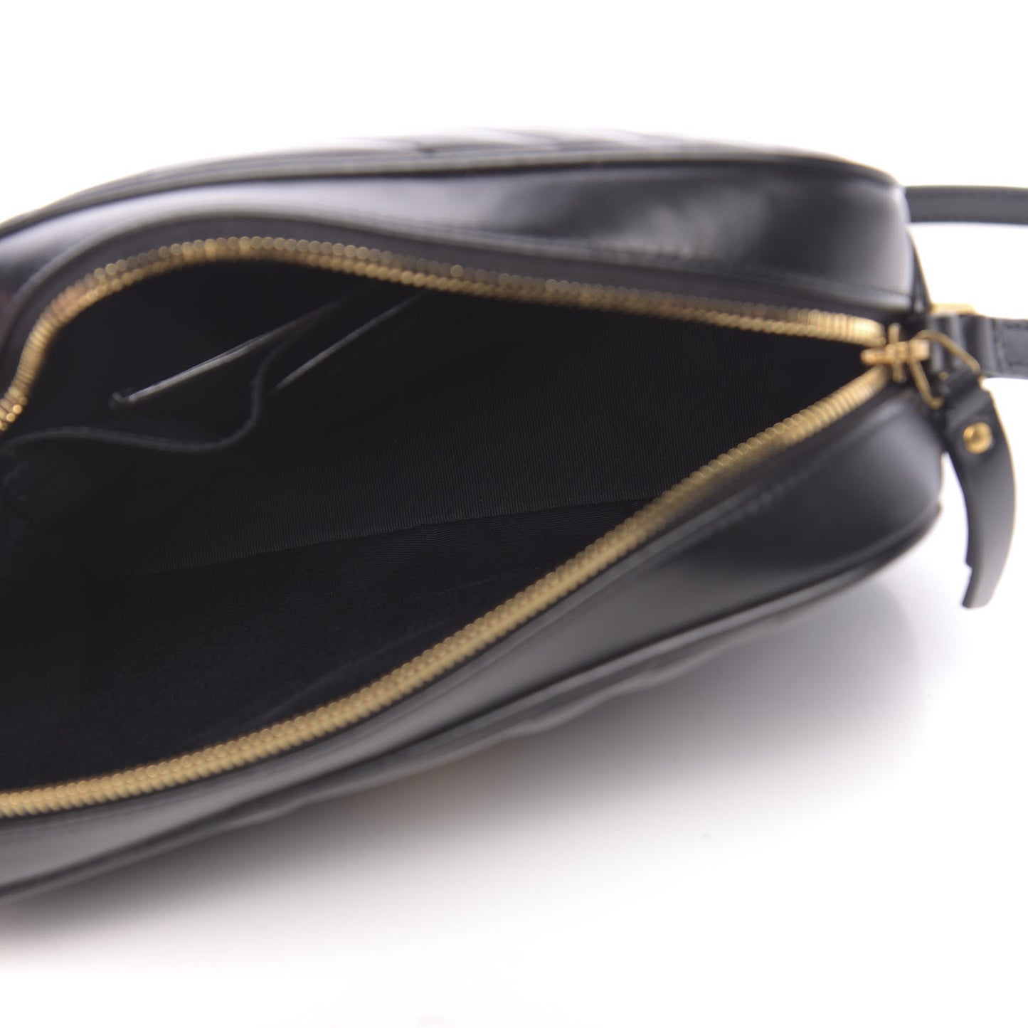 Calfskin Matelasse Monogram Lou Camera Bag Black