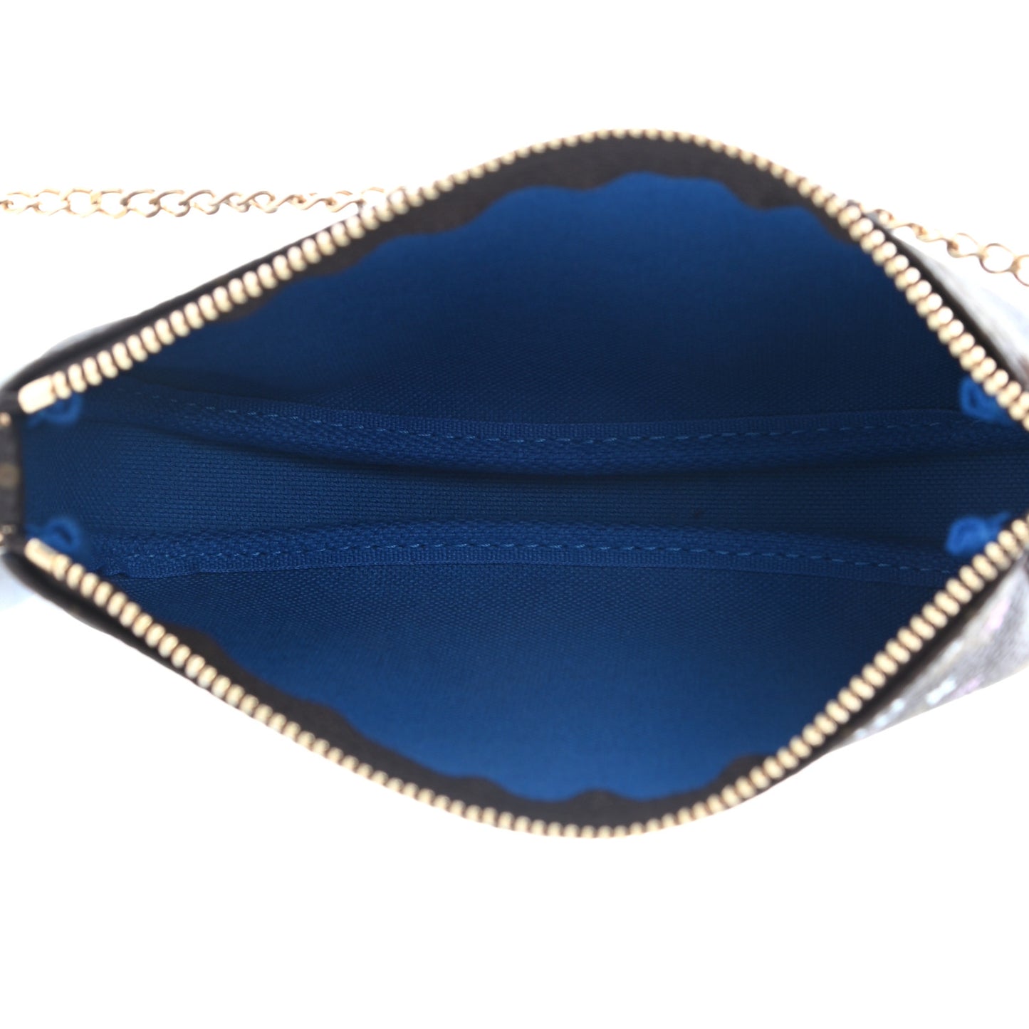 Monogram 2019 Christmas Animation Mini Venice Pochette Accessories Blue