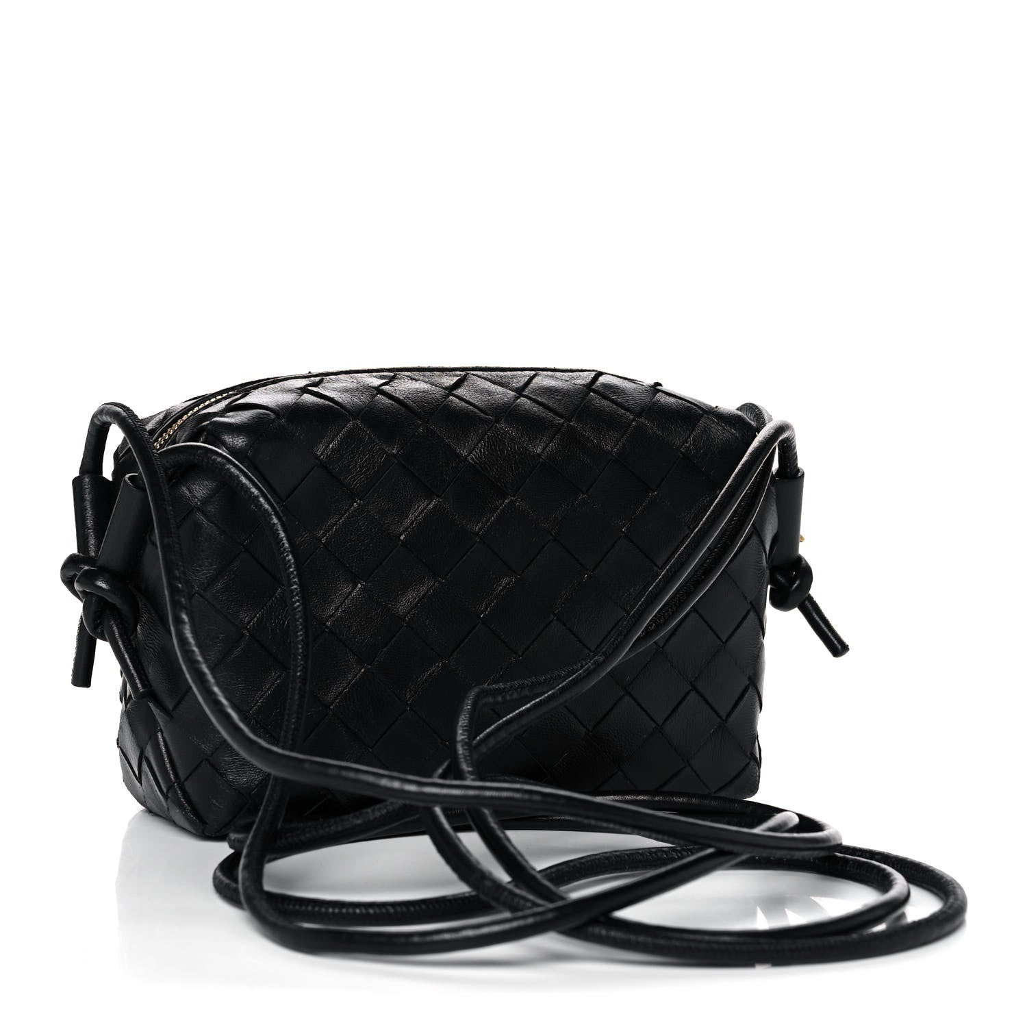 Bottega Veneta Nappa Intrecciato Mini Loop Camera Bag Black 3 of 11