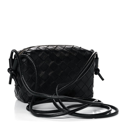 Bottega Veneta Nappa Intrecciato Mini Loop Camera Bag Black 3 of 11