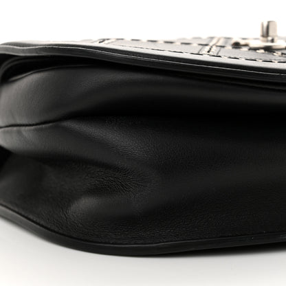 Chanel Calfskin Coco Eyelets Small Flap Bag Black 7 of 14