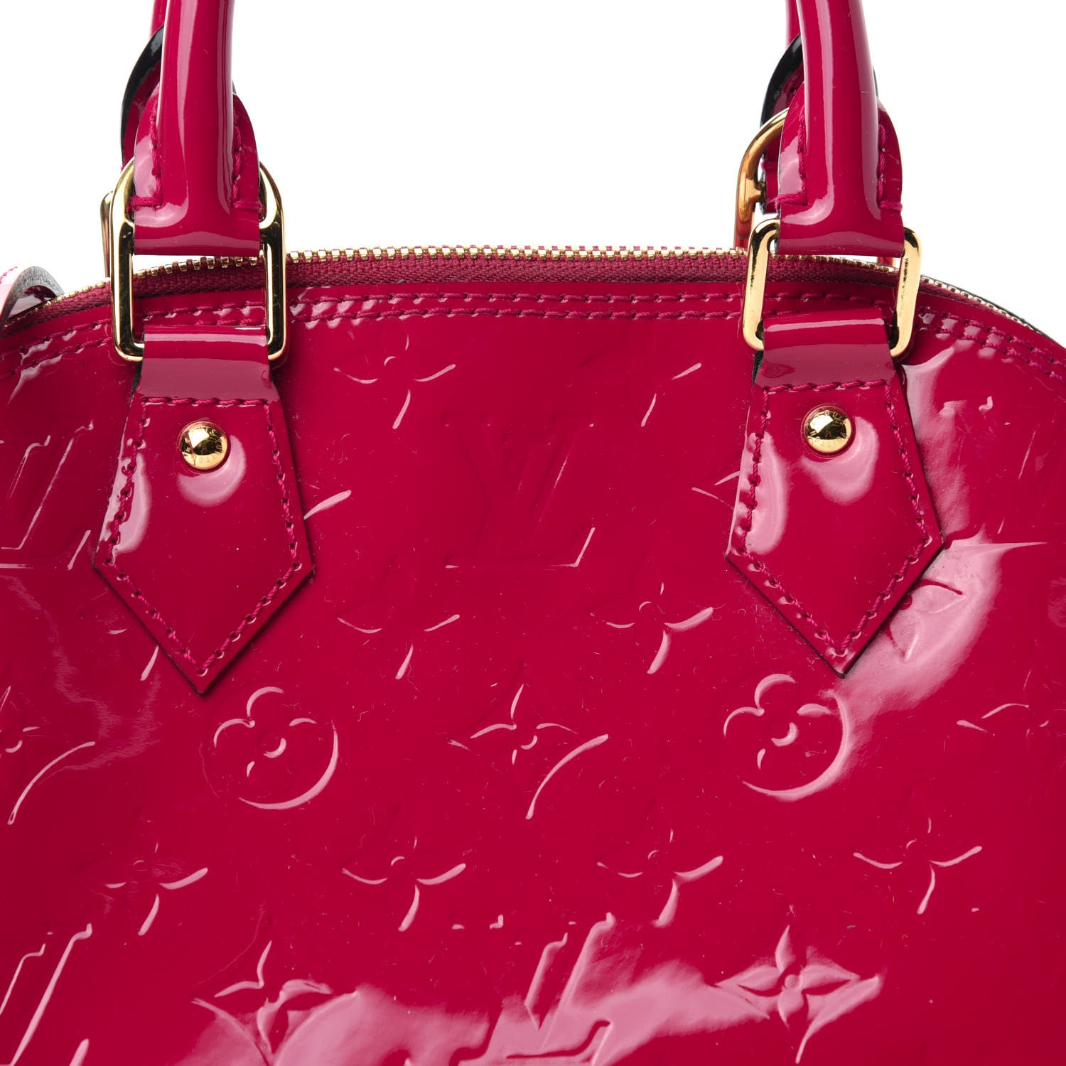 Louis Vuitton Vernis Alma BB Rose Indien 8 of 10