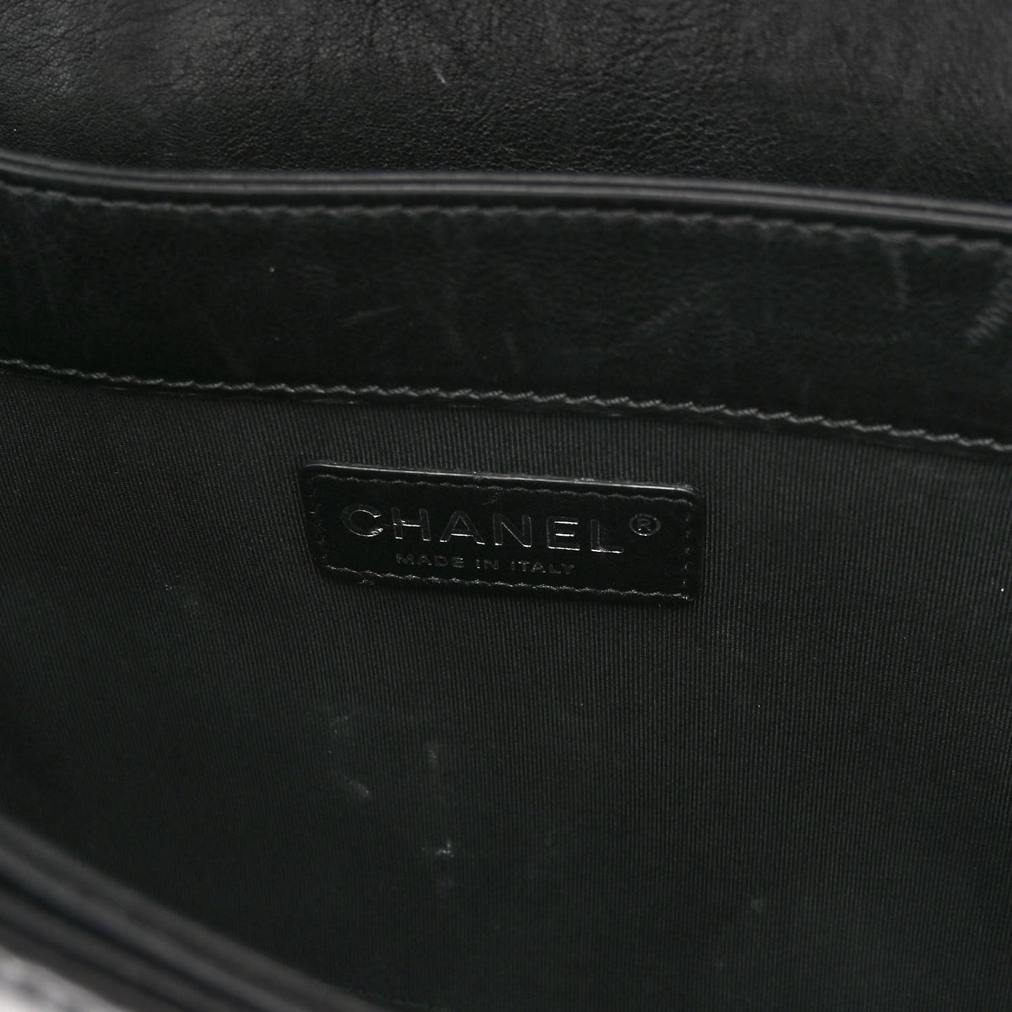 Calfskin New Medium Boy Reverso Flap Black