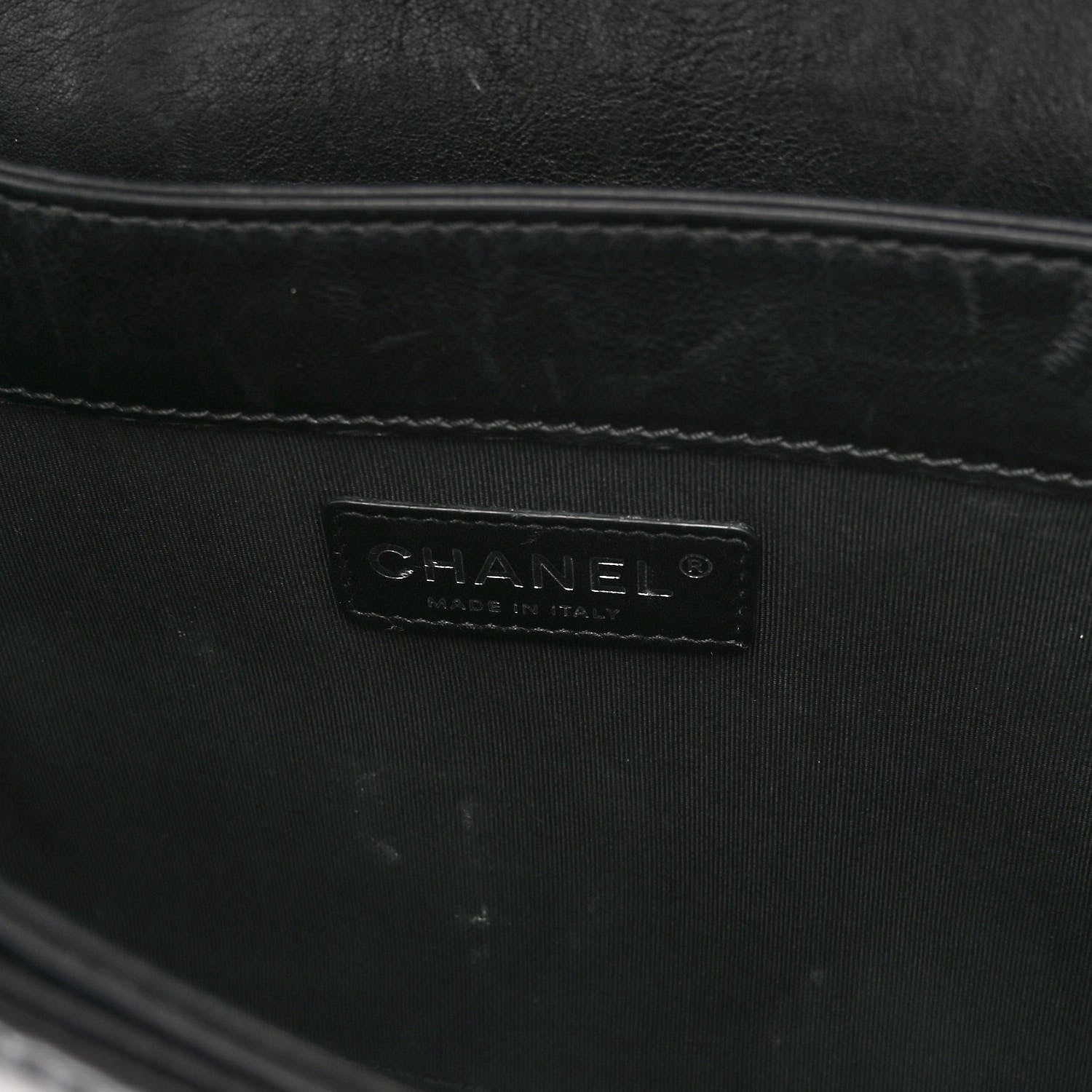 Chanel Calfskin New Medium Boy Reverso Flap Black 6 of 10