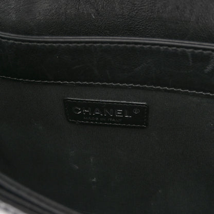 Chanel Calfskin New Medium Boy Reverso Flap Black 6 of 10
