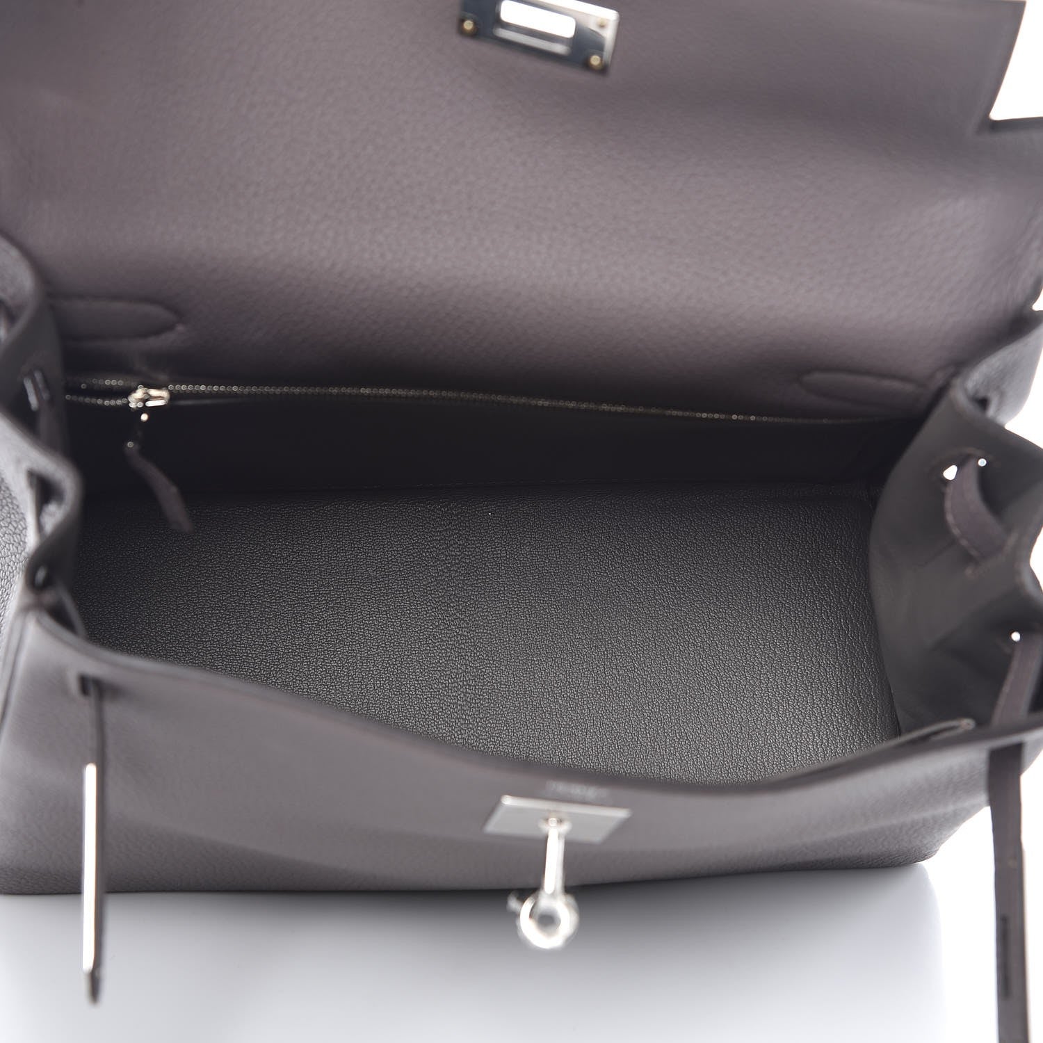 Hermes Togo Kelly Retourne 28 Etain 7 of 34